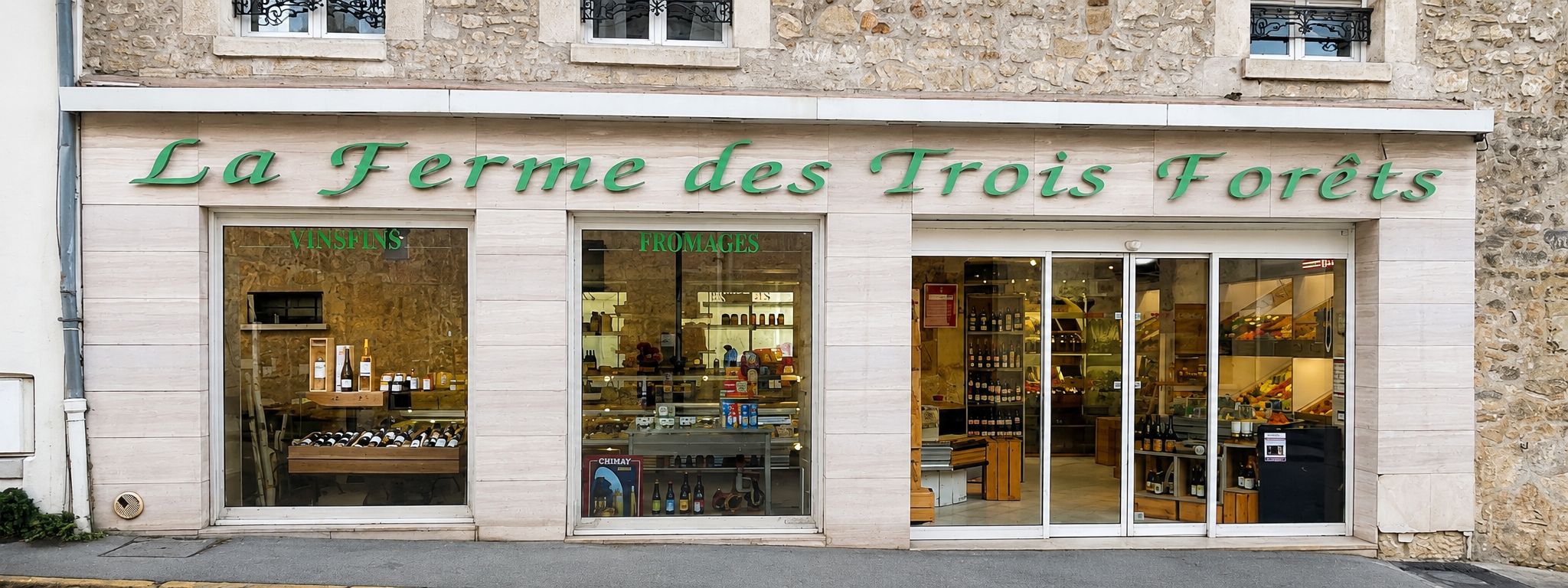 Devanture de La Ferme des 3 Forêts à Orry-la-Ville