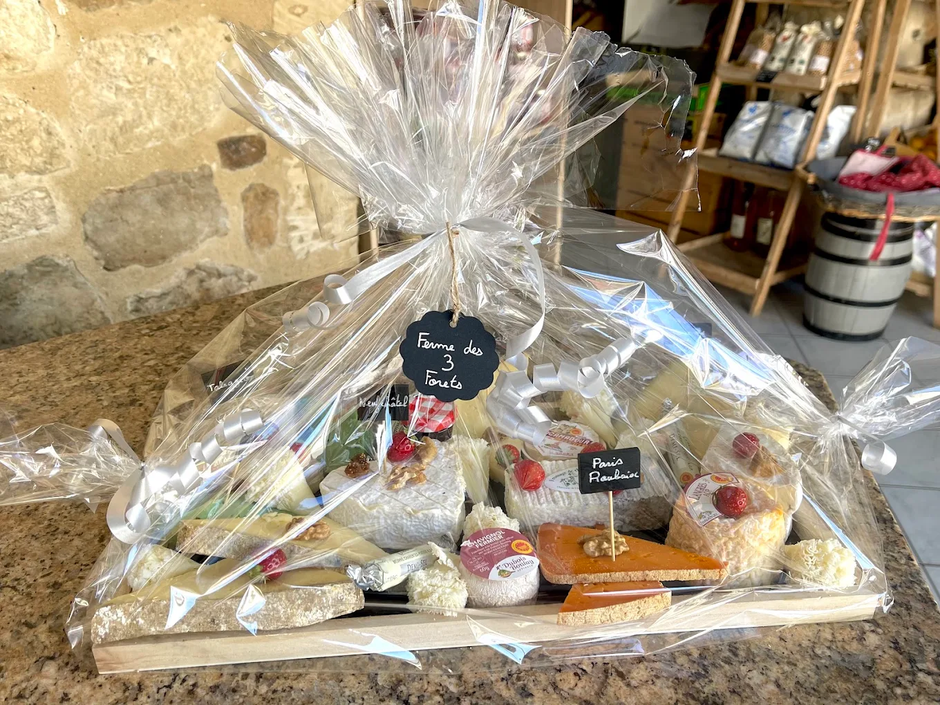 Coffret de fromages à offrir