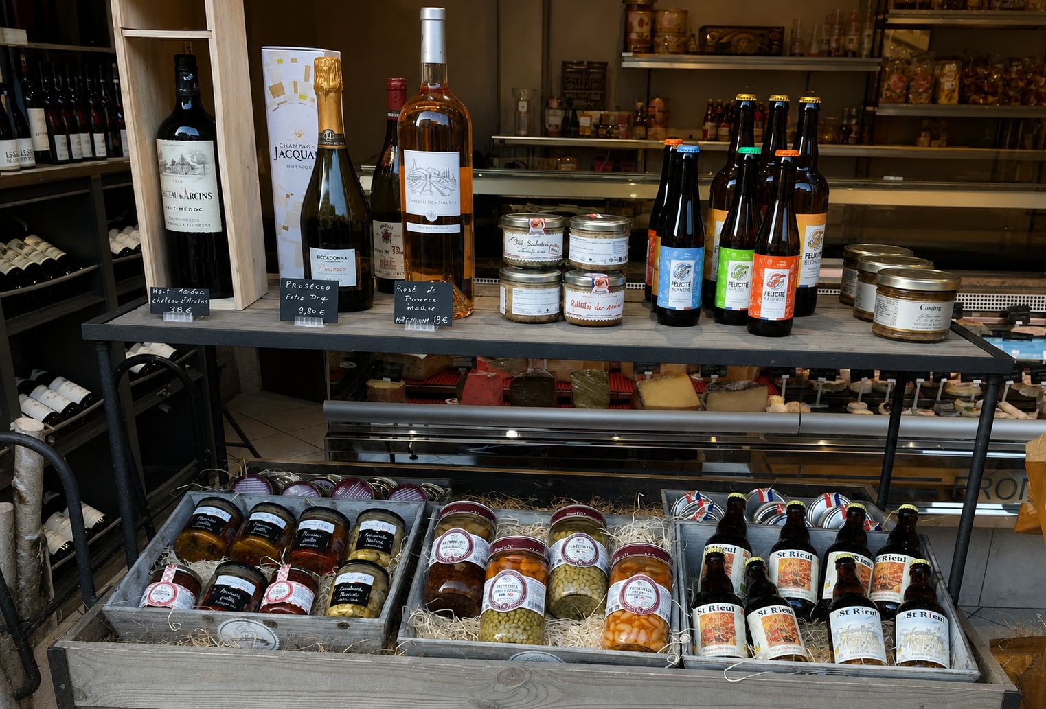 Assortiment d'épicerie fine