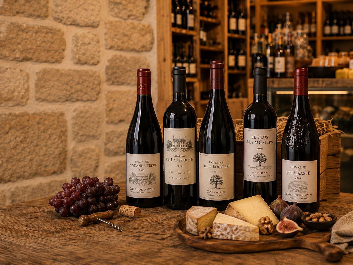Vins rouges de caractère